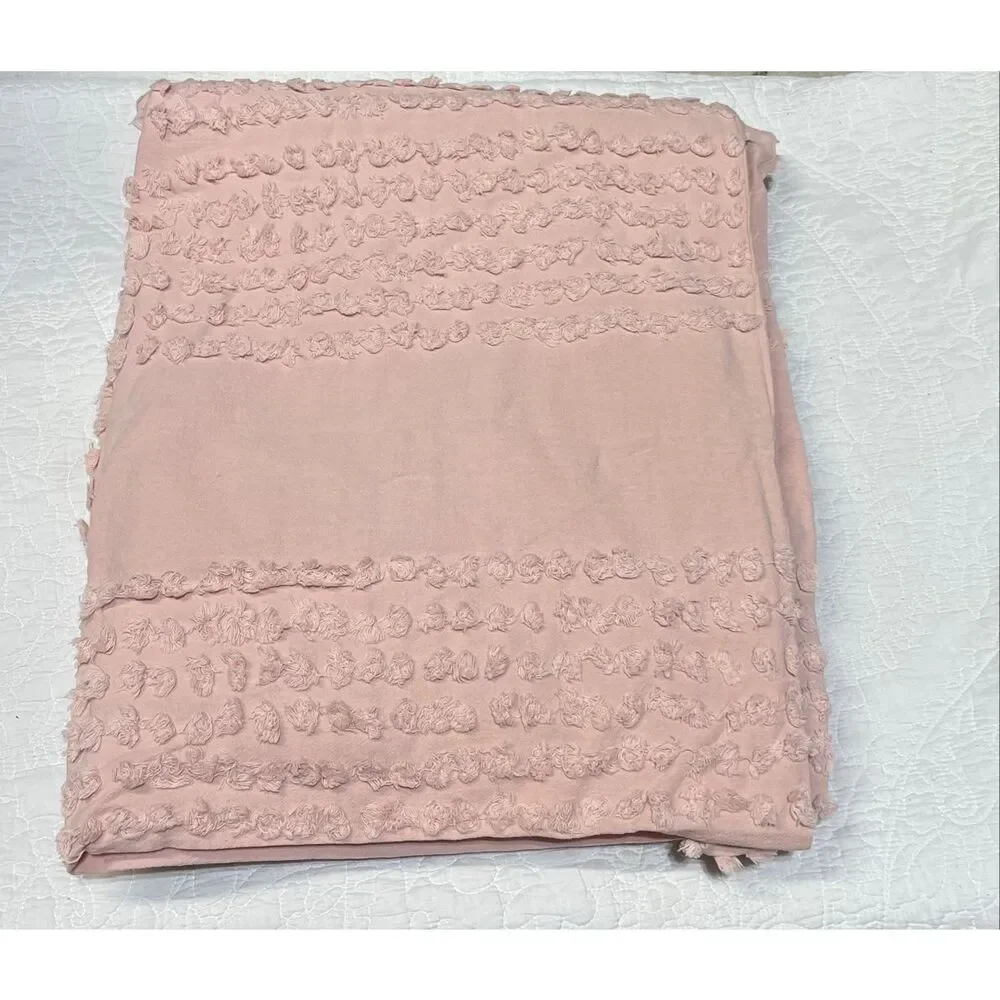 Pottery Barn Kids Candlewick Twin Duvet Blush